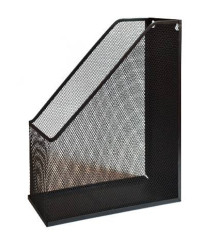 Boxa verticala din metal, tip plasa, neagra